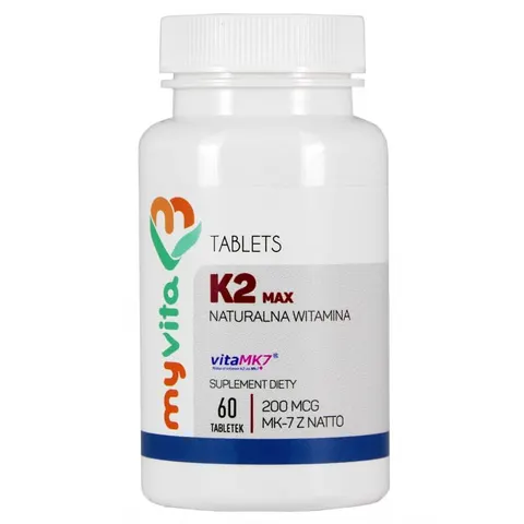 Witamina K2 MK-7 MAX 200mcg, Myvita