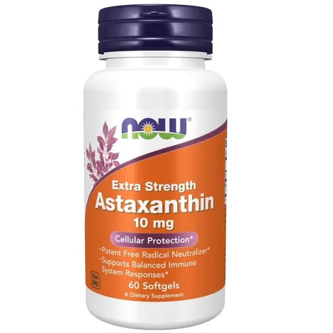 NOW FOODS Naturalna Astaksantyna 10 mg (60 kaps.)