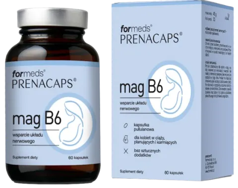 Formeds PRENACAPS MAG B6 dla kobiet w ciąży oraz karmiących (60kaps)