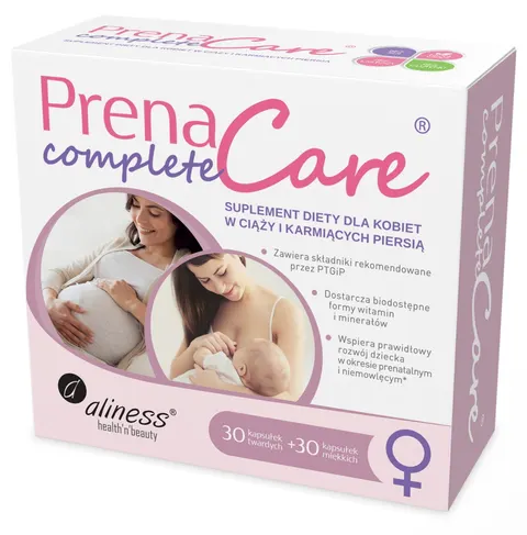 Aliness PrenaCare Complete dla kobiet w ciąży i karmiących (60kap)
