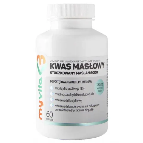 MyVita Kwas masłowy maślan sodu (60 kap)