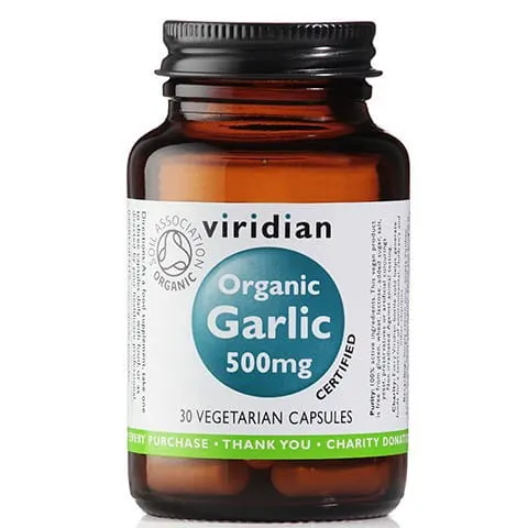 Viridian Ekologiczny Czosnek 500mg (30kap)