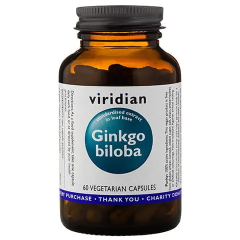 Viridian Ginkgo biloba Ekstrakt (60 kap)