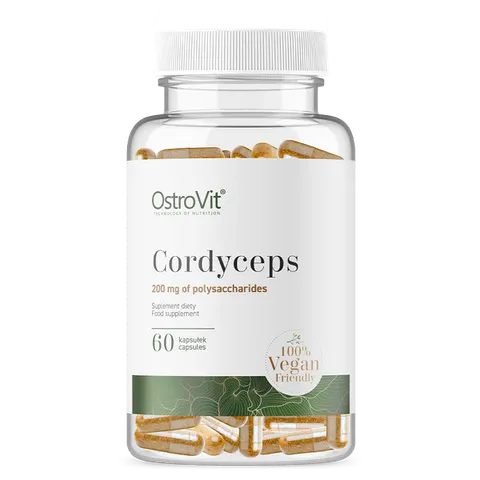 OstroVit Kordyceps 500mg VEGE Cordyceps (60 kap)