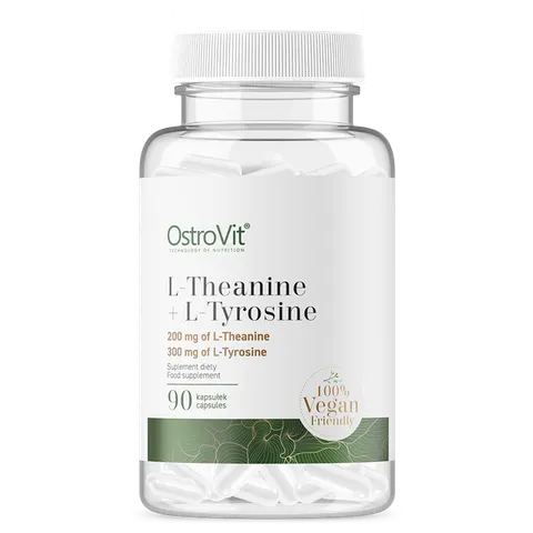 OstroVit L-Teanina + L-Tyrozyna VEGE (90 kap)