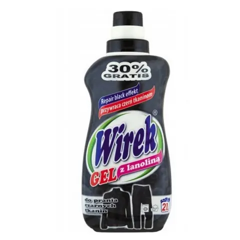 WIREK Żel do prania CZARNY Z LANOLINĄ, 1 l