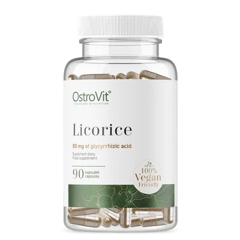 OstroVit Licorice Lukrecja VEGE (90 kap)