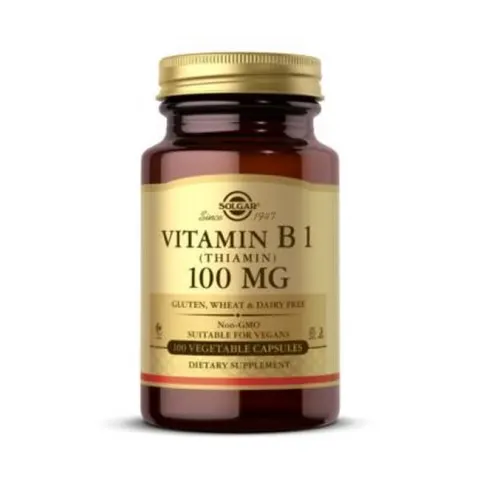 Solgar Witamina B1 (Tiamina)100mg (100kap)