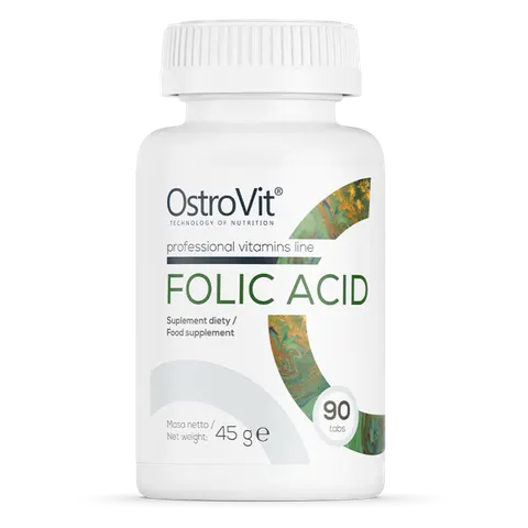 OSTROVIT Folic Acid 800 - Kwas Foliowy (90 tabl.)