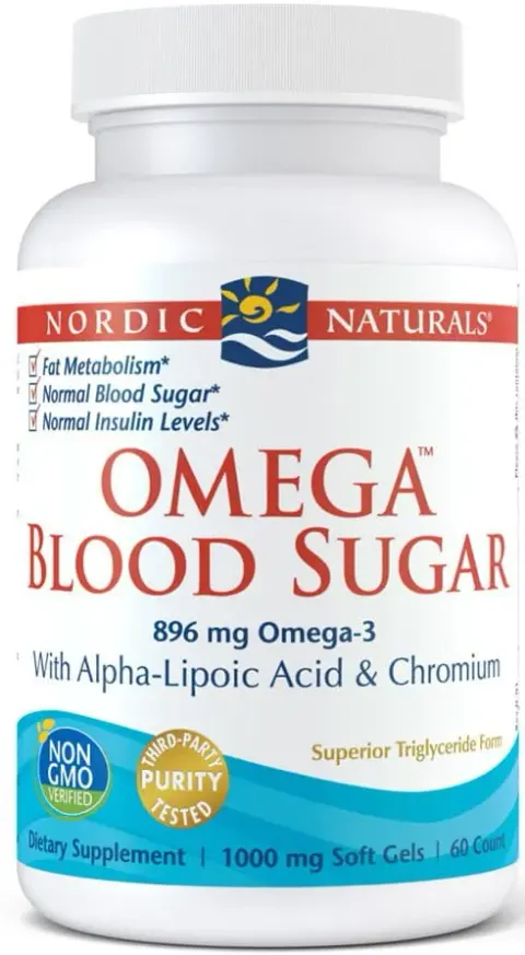 Nordic Naturals Omega Blood Sugar 896mg (60kap)