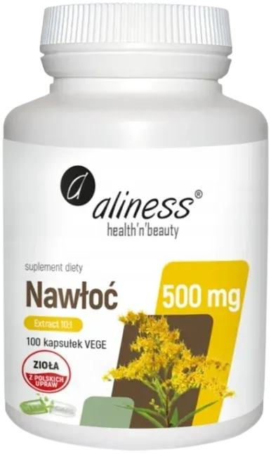Aliness - Nawłoć (Solidago virgaurea L) ekstrakt 10:1 500mg