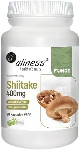 Aliness Shiitake ekstrakt 400mg (90 kap)