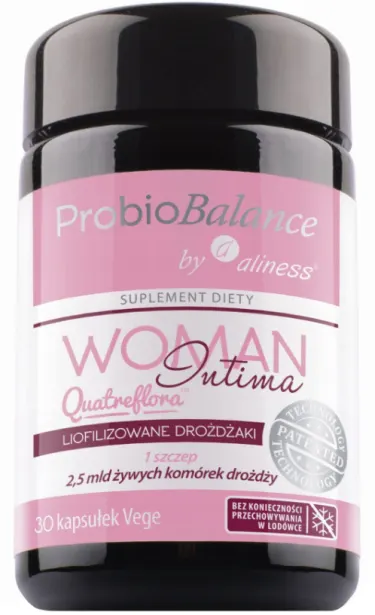 ProbioBalance od Aliness - Woman Intima Quatreflora 2,5 mld x 30 vege caps.