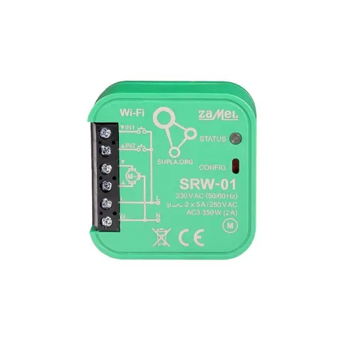 Sterownik rolet WI-FI SUPLA, SRW-01; SPL10000004, ZAMEL