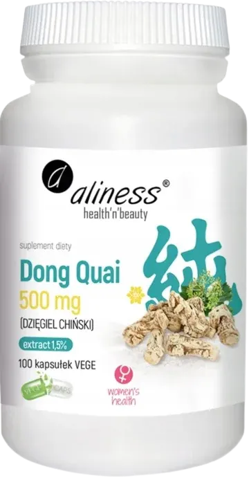 Aliness Dong Quai (DZIĘGIEL CHIŃSKI) 500mg (100kap)