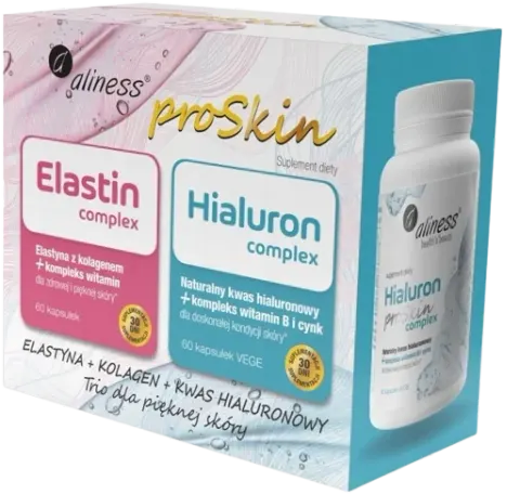 Aliness Zestaw ProSkin (Elastin Complex + Hialuron Complex) 2 x 60 kap