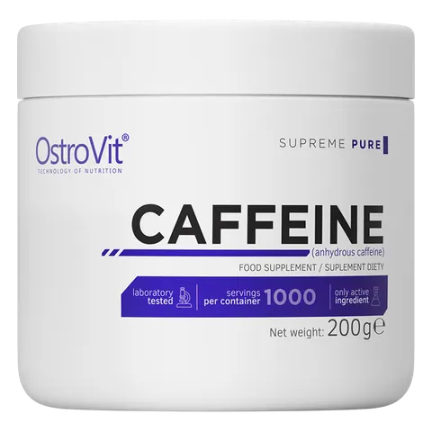 OstroVit Caffeina Kofeina w proszku 200 g naturalny