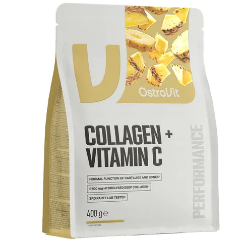 OstroVit Kolagen + Witamina C 400 g ananasowy