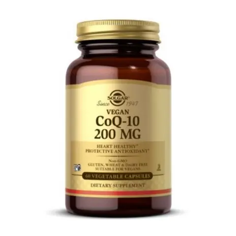 SOLGAR Vegan CoQ-10 200 mg - Koenzym Q10 200 mg (60 kaps.)