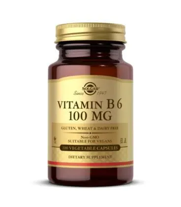Solgar Witamina B6 100 mg (100kap)