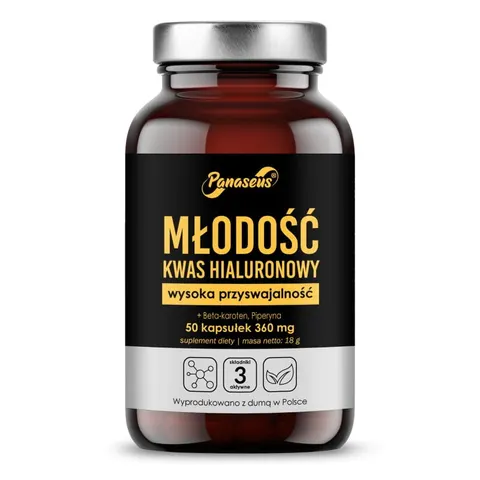 YANGO Panaseus Młodość Kwas hialuronowy (50kap)