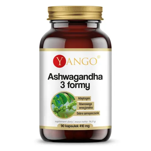 YANGO Ashwagandha 3 formy (90 kap)