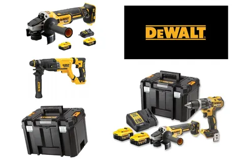 Zestaw 4 narzędzi 18V 4 × 5,0Ah DCD796 + DCF887 + DCG405 + DCH263 DEWALT