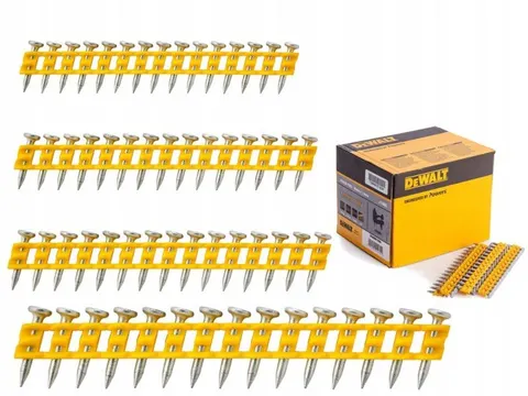 Gwoździe do betonu 2,6 × 45mm żółte 500 szt. DCN8901045 DEWALT