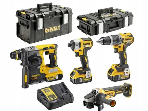 Zestaw DCD796 + DCF887 + DCH273 + DCG405 18V 3 × 5,0Ah DCK422P3 DEWALT