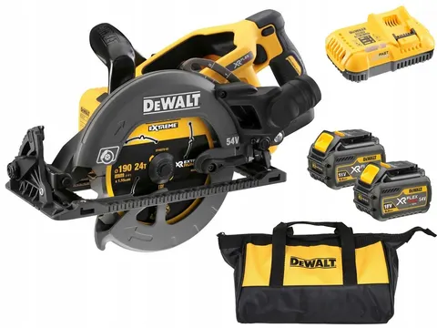 Pilarka tarczowa 54V 190mm 2 × 6,0Ah DCS577T2 DEWALT