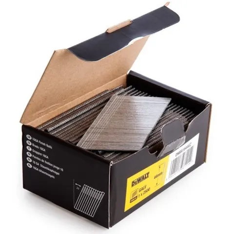 Sztyfty nierdzewne 20° 1,6 × 63mm 2500 szt. DNBA1663SZ DEWALT