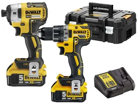 Zestaw COMBO DCD791 + DCF887 2 × 5,0Ah DCK268P2T TSTAK DEWALT