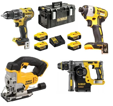 Zestaw COMBO DCD791, DCF887, DCH273, DCS331 4 × 5,0Ah ToughSystem DEWALT