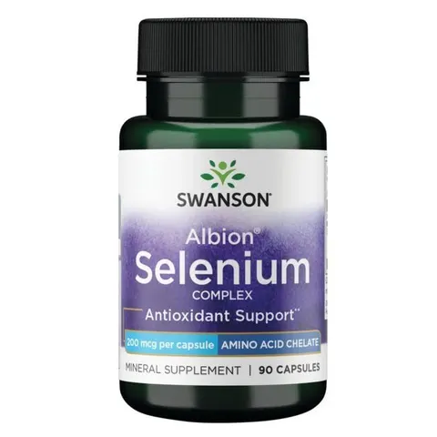 Swanson Albion Selenium Selen 200mcg (90kap)