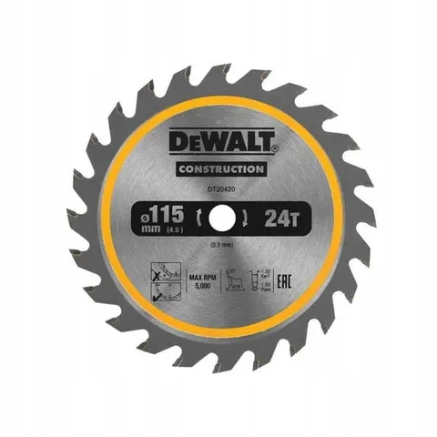 Piła tarczowa 115 × 95mm 25Z do DCS571N DEWALT DT20420