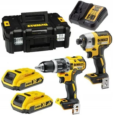 Zestaw Combo DCD796+DCF887 2 × 2,0Ah DCK266D2T (kufer TSTAK) DEWALT