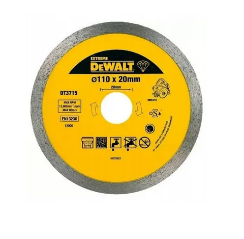 Tarcza diamentowa 110 × 20mm do DWC410 GRES DT3715 DEWALT