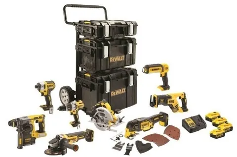Zestaw COMBO 8 narzędzi + wiertła + bity DCK859P4 DEWALT