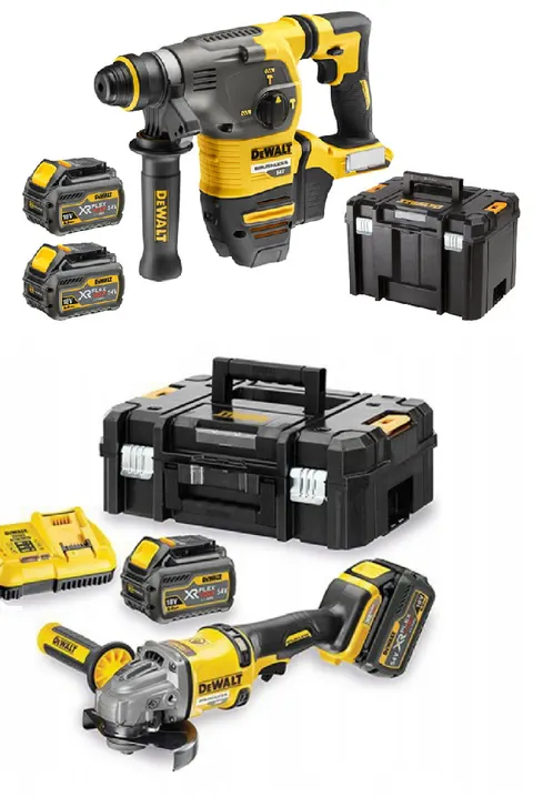 Zestaw Combo DCH333X2 + DCG418X2 DEWALT