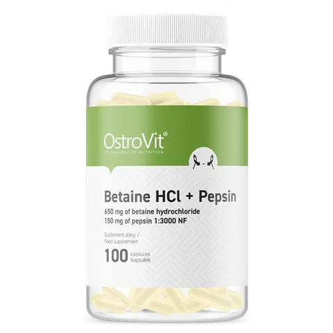 OstroVit Betaina HCl + Pepsyna (100 kap)