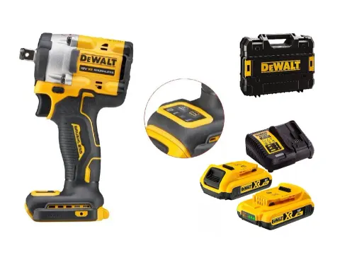 Klucz udarowy 18V 406Nm 2-biegi pierścień 2 × 2,0Ah DCF921D2T DEWALT