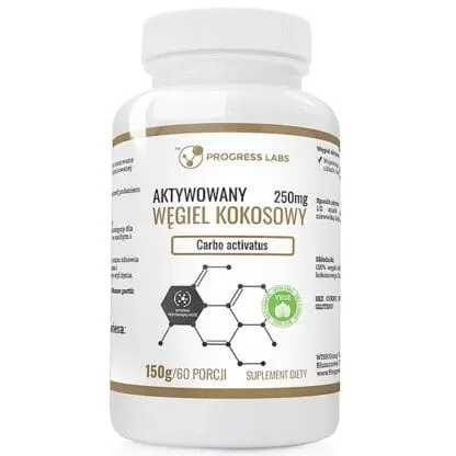Progress Labs Węgiel kokosowy puder proszek (150g)