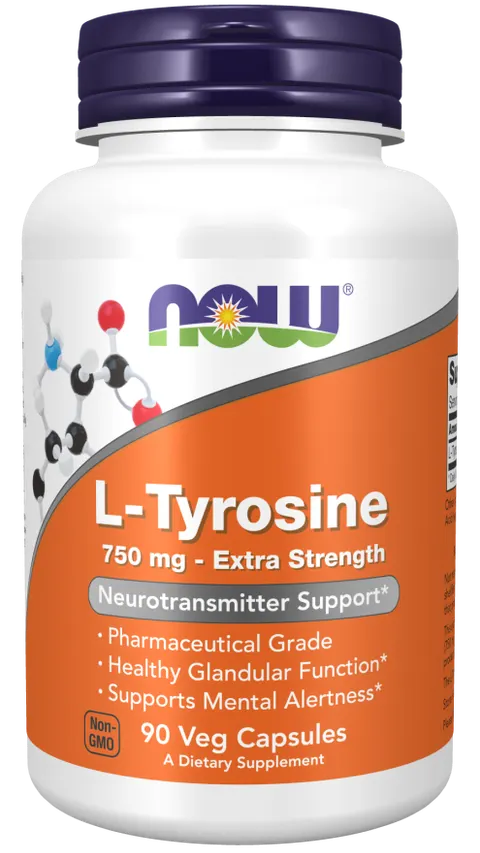 NOW FOODS L-Tyrosine 750 mg (90 kaps.)