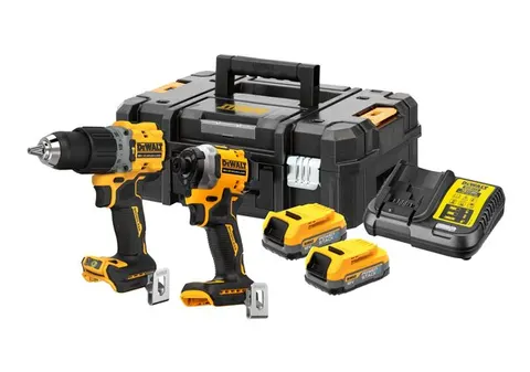 Zestaw Combo Wkrętarka DCD805 + Zakrętarka DCF850 2 × 1,7Ah PowerStack DCK2050E2T DEWALT