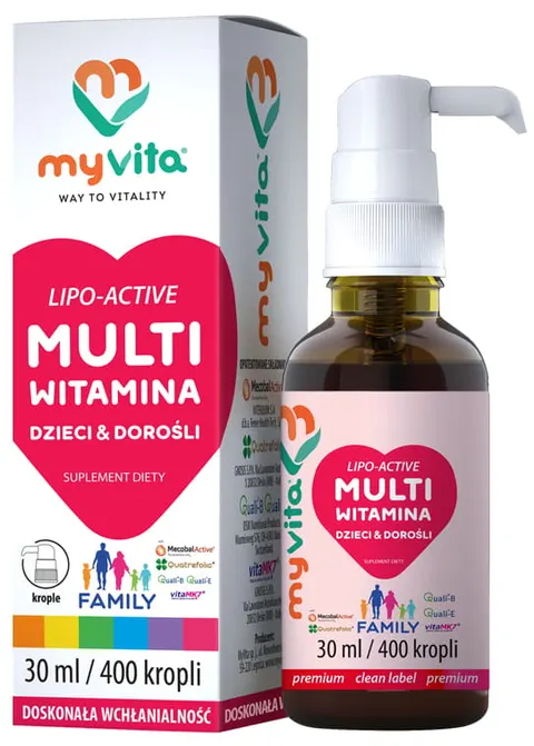 MyVita Multiwitamina dla dzieci i dorosłych (30 ml)