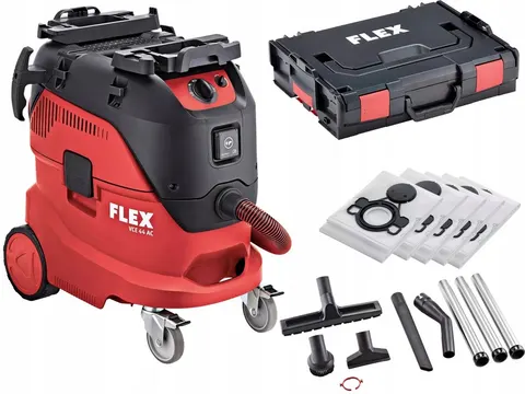 Odkurzacz przemysłowy VCE44L AC + 5 worków + adapter + kufer FLEX