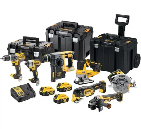 Zestaw Combo DCD796, DCF887, DCG409VS, DCH273, DCS572, DCS356 + 3 × 5,0Ah DCK759P3T DEWALT