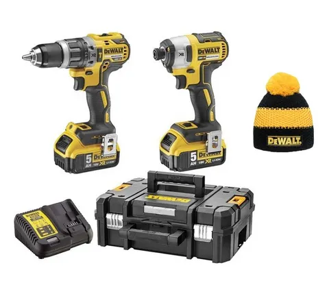 Zestaw Combo DCD796+DCF887 2 × 5,0Ah DCK266P2T (kufer TSTAK) DEWALT
