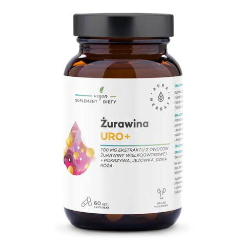 Aura Herbals Żurawina Uro+ (60kap)