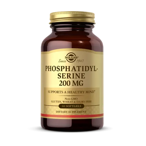 SOLGAR Phosphatidyl-Serine - Fosfatydyloseryna 200 mg (60 kaps.)